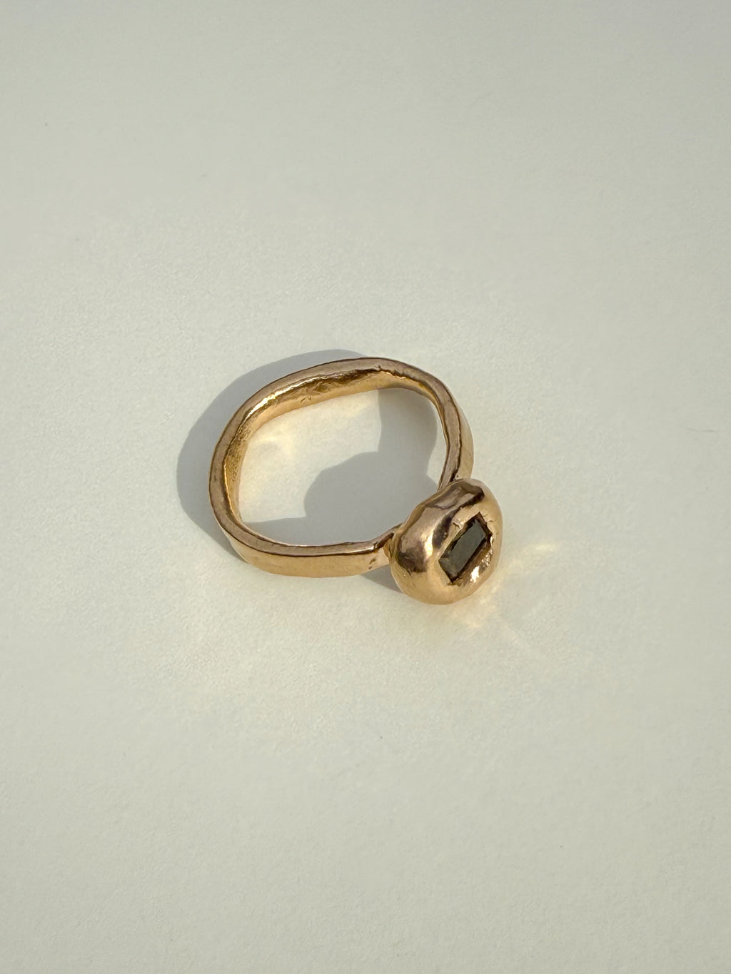 Olive Grove Bezel Ring | Size 8