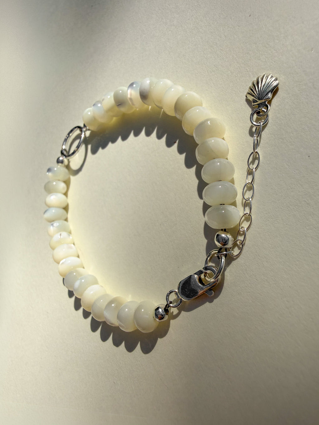 Morning Pearl Beaded Charm Bracelet | Small