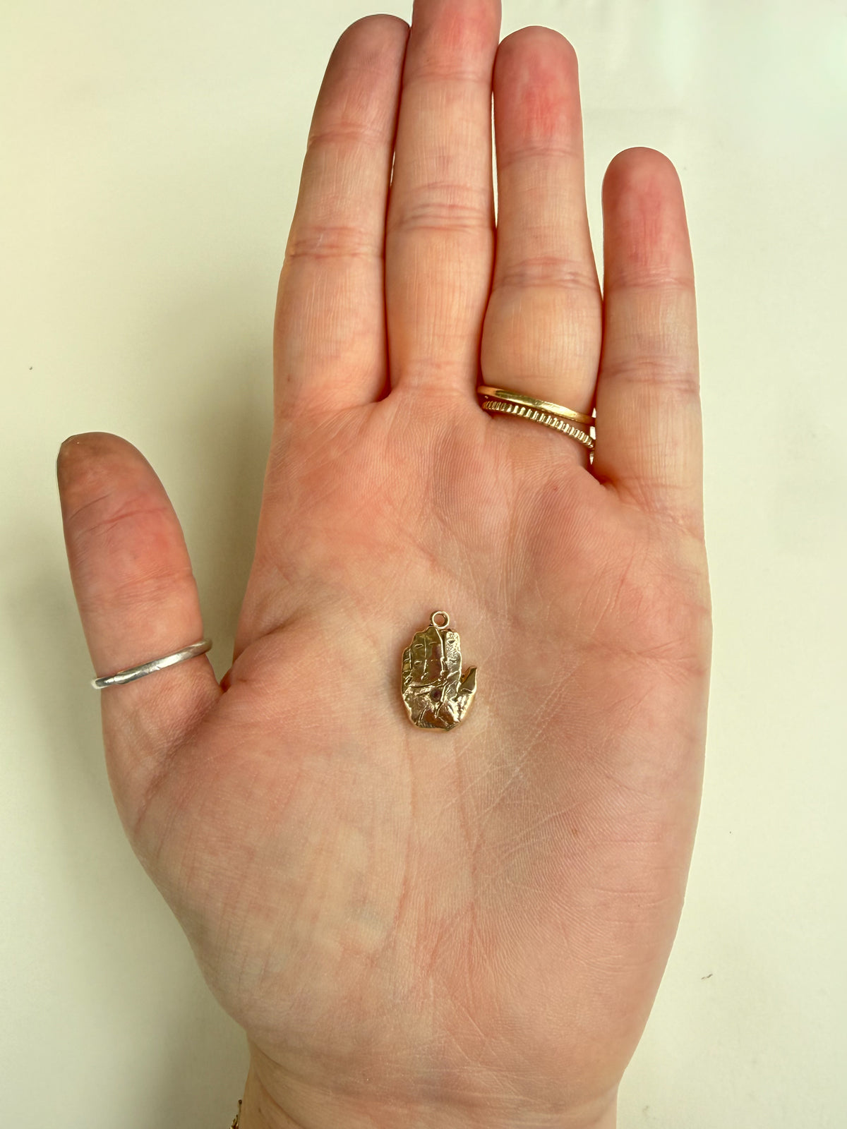 His Hands Charm