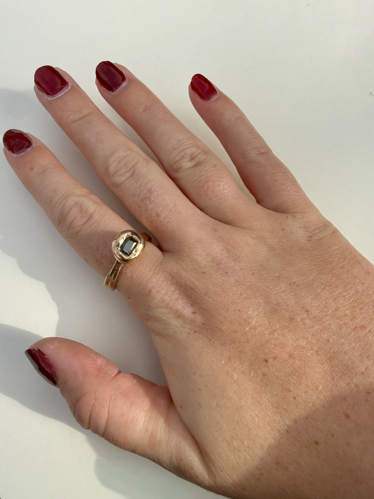 Olive Grove Bezel Ring | Size 8