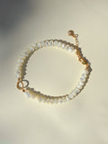 Heavenly Pearl Beaded Charm Bracelet | Large