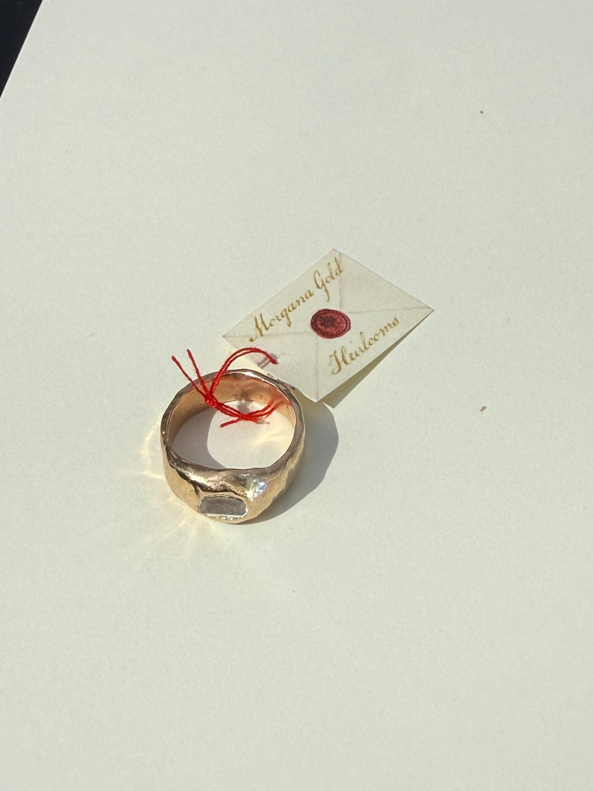 Silver Lining Signet Ring | Size 6.5
