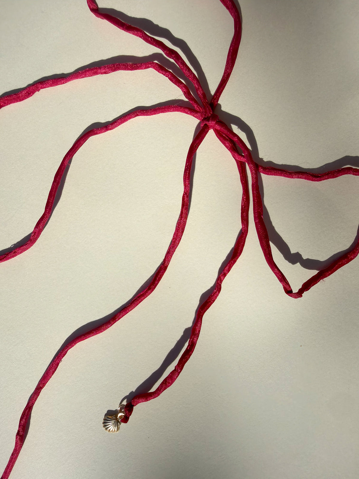 Golden Soul Silk Necklace