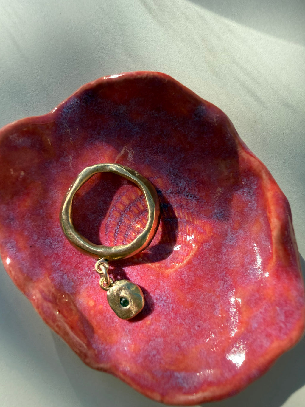 Amber Drop Ring | Size 5