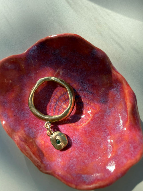 Amber Drop Ring | Size 5