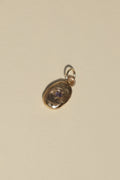 Violet Oval Charm