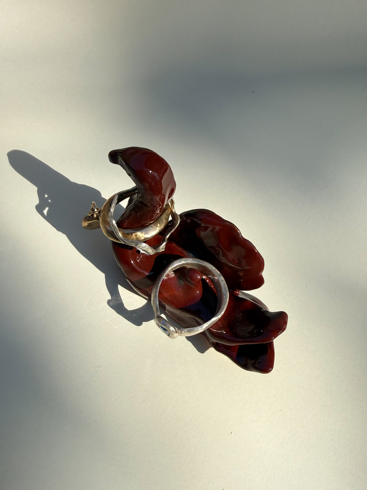 Lover’s Swan Ring Holder
