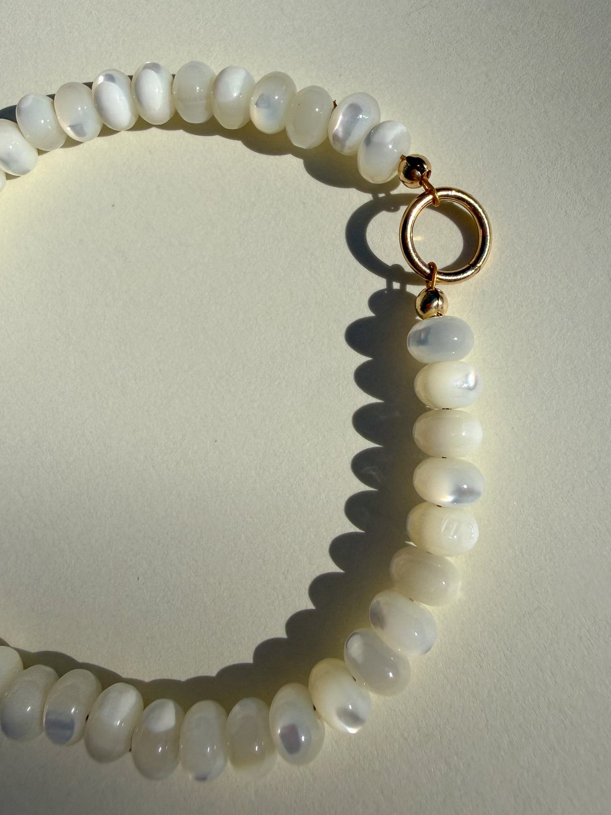 Heavenly Pearl Beaded Charm Bracelet | Large