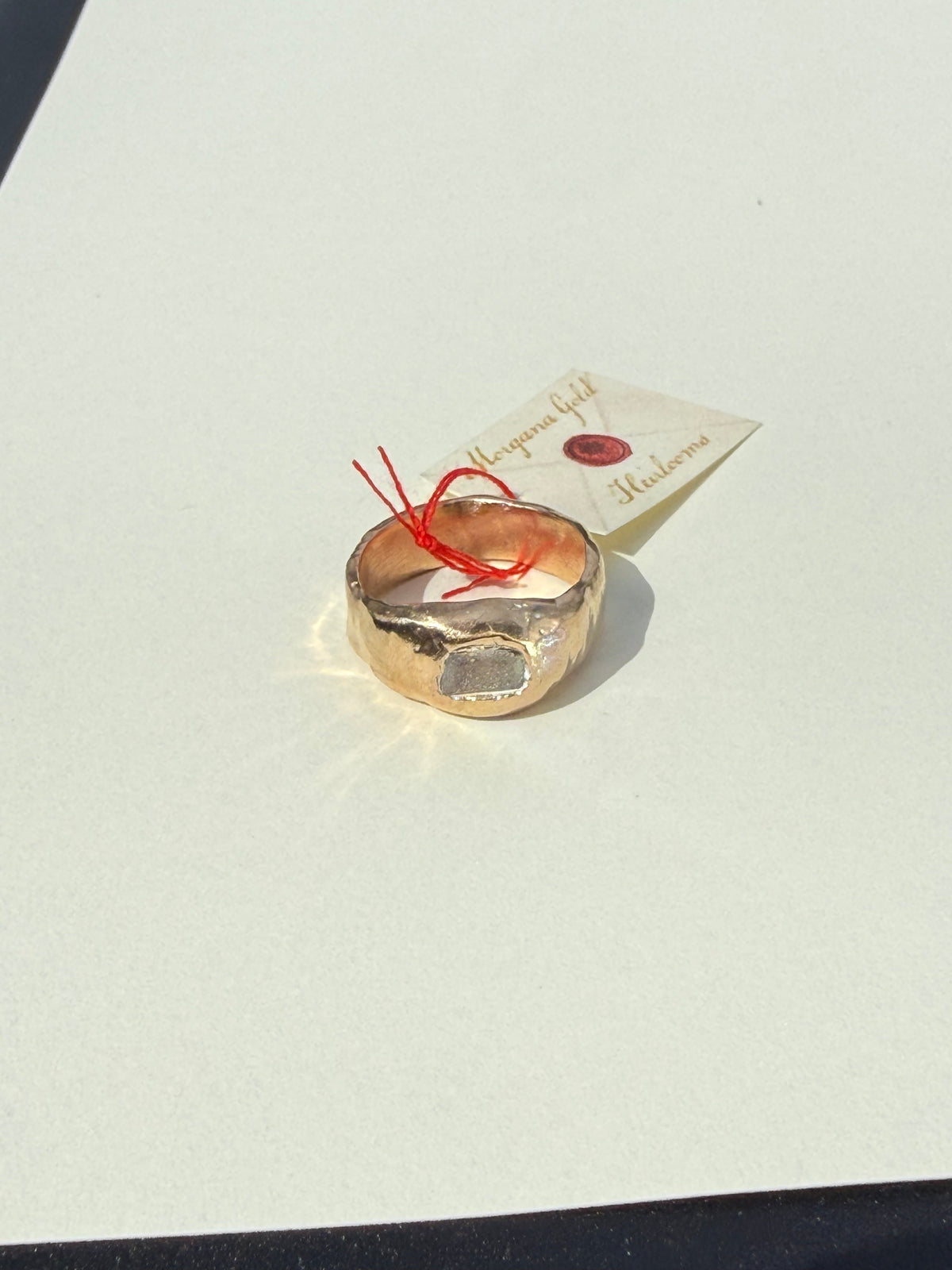 Silver Lining Signet Ring | Size 6.5
