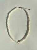Treasured Pearl Beaded Charm Necklace