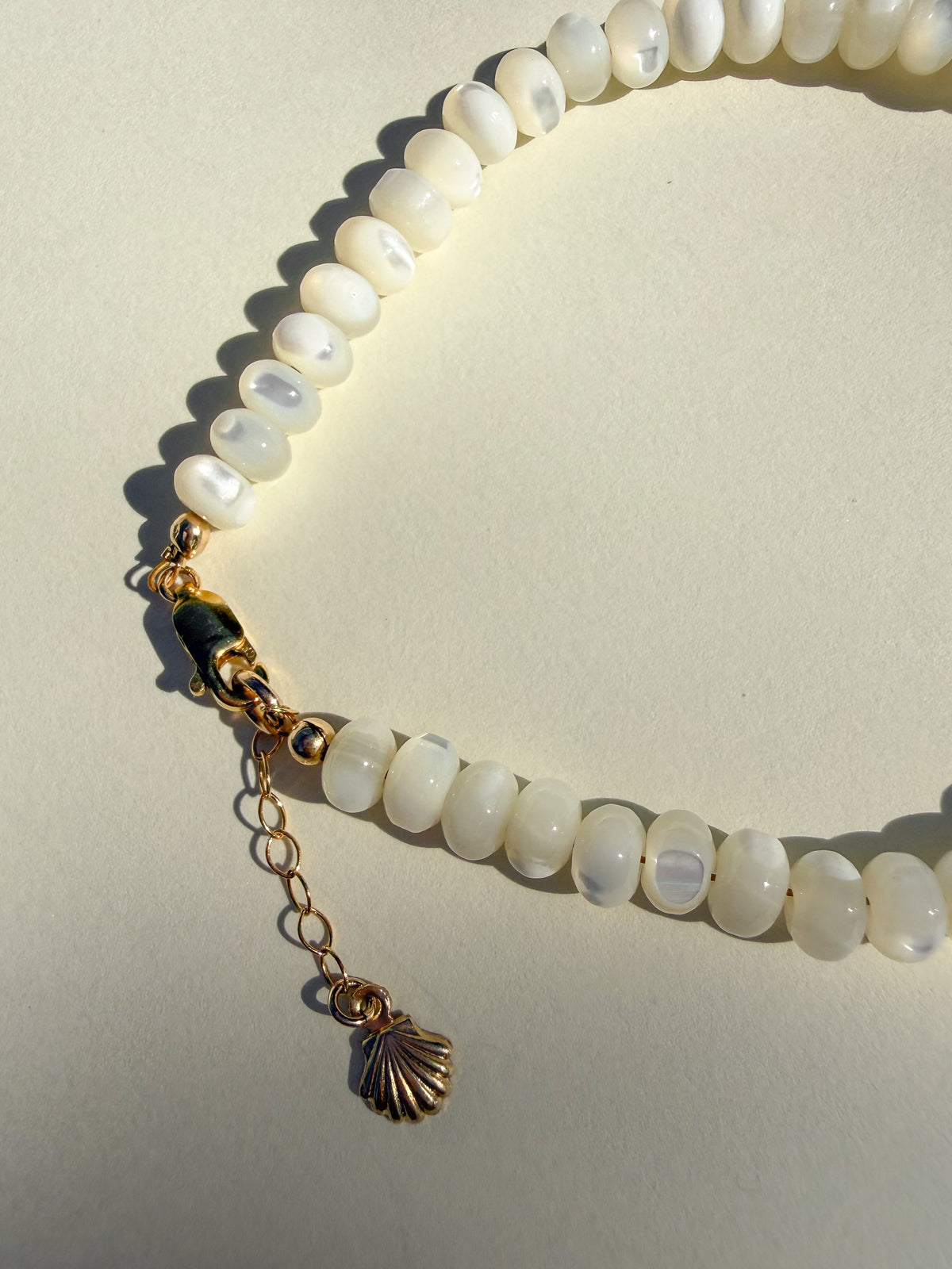 Heavenly Pearl Beaded Charm Bracelet | Large