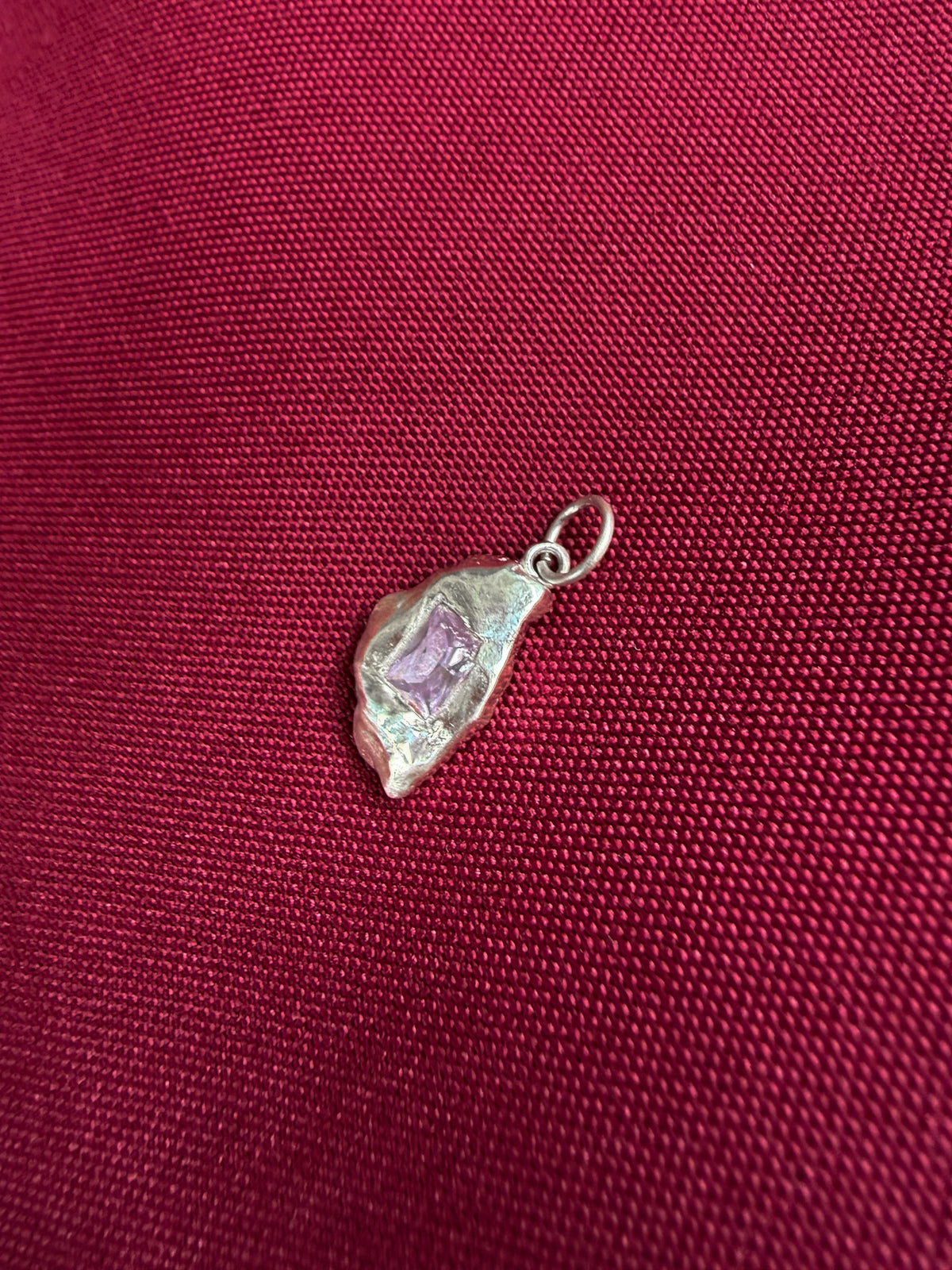 Lilac Stone Charm