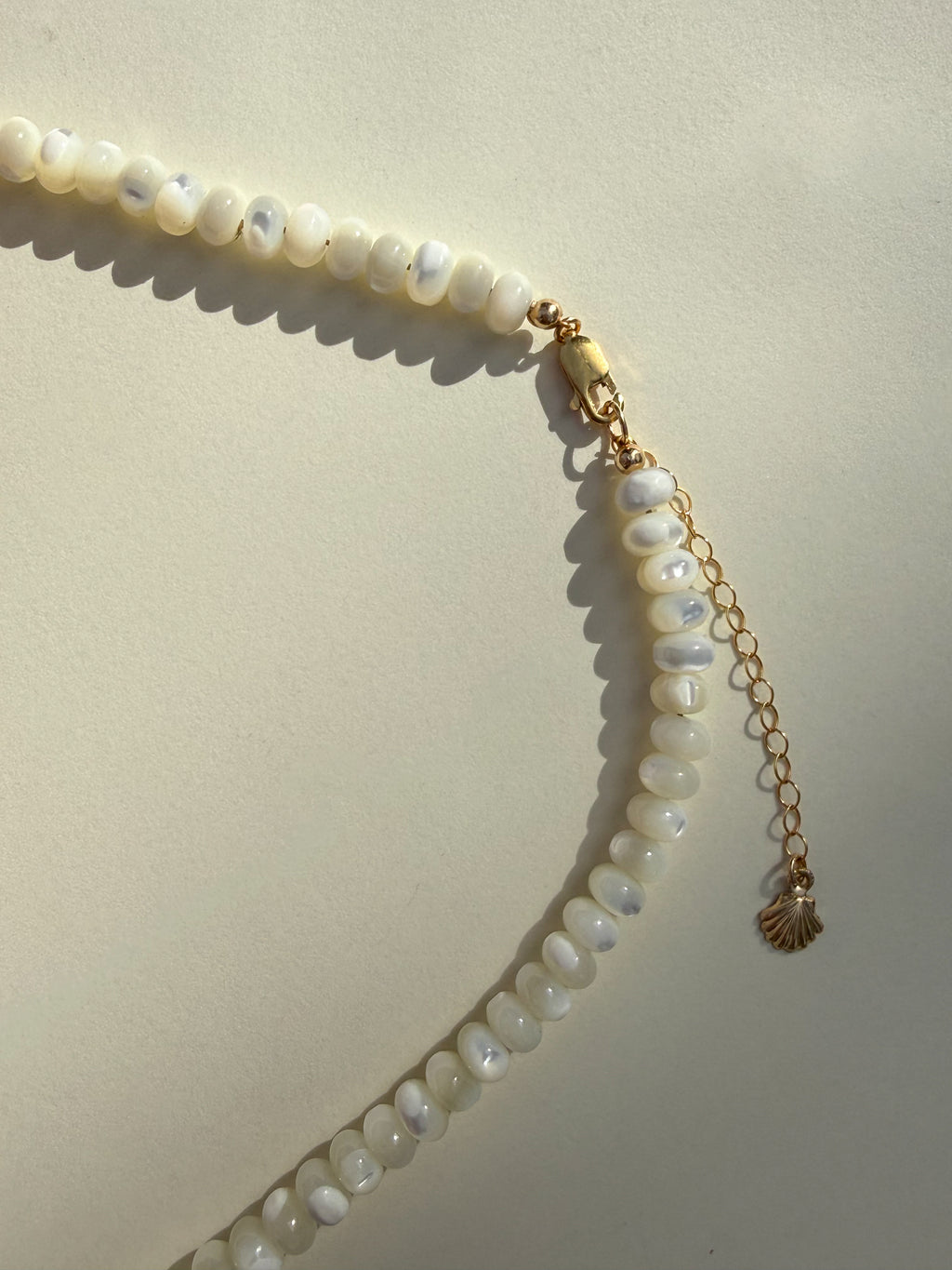 Treasured Pearl Beaded Charm Necklace