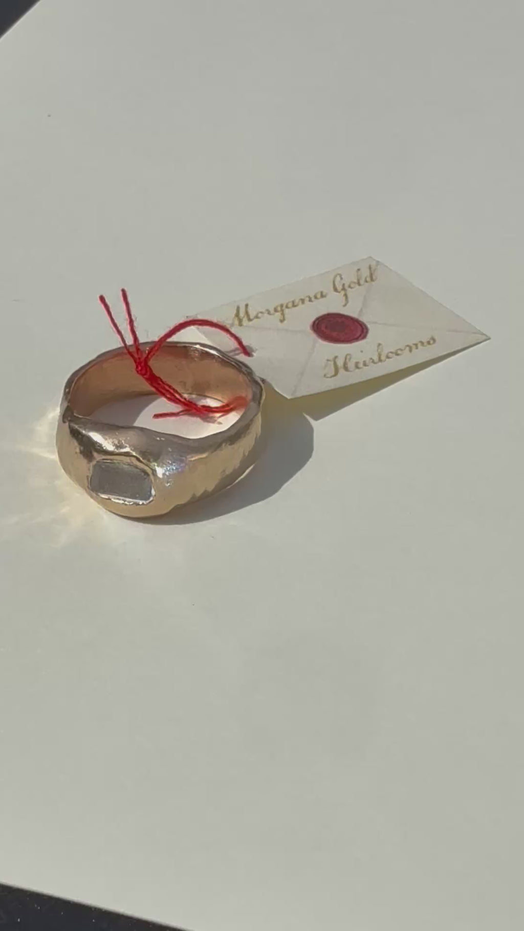 Silver Lining Signet Ring | Size 6.5